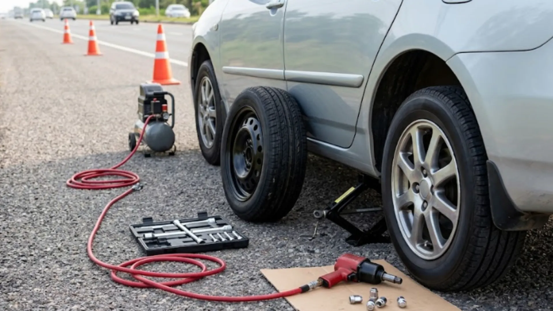 Tire Change Service in Maitland FL